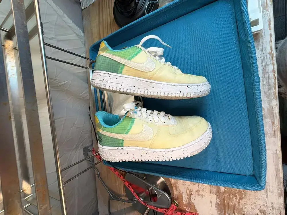Nike Air Force 1 Women's Size 7 Crater M2Z2 Move To Zero White Turq DO7692-101